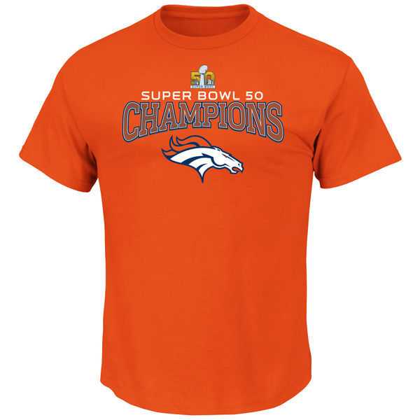 Denver Broncos Majestic Super Bowl 50 Champions Choice VIII WEM T-Shirt - Orange,We sell and wholesale Denver Broncos Majestic Super Bowl 50 Champions Choice VIII WEM T-Shirt - Orange on line form chian!